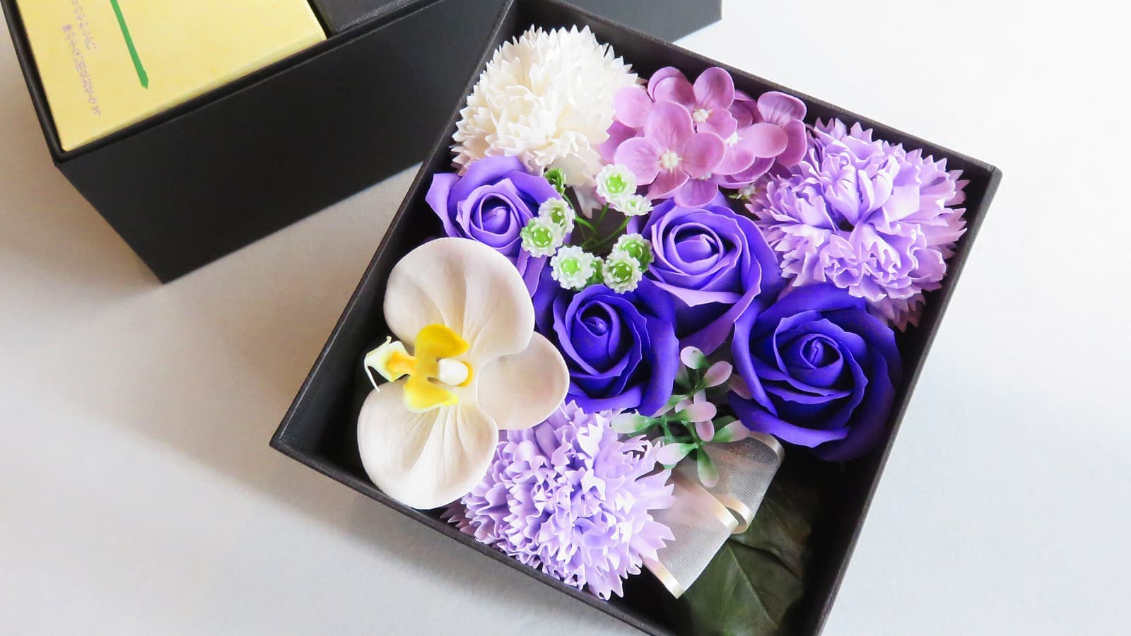 フレグランスソープフラワー＆線香「茶花」