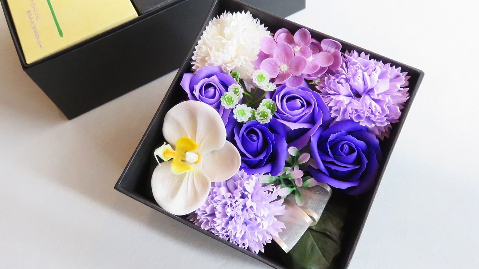 フレグランスソープフラワー＆線香「茶花」