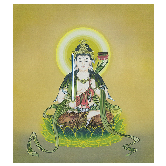 十二支の御守本尊 仏画「文殊菩薩 卯年」