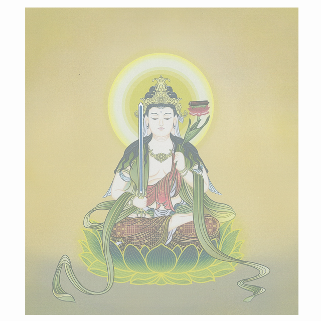 十二支の御守本尊 仏画「文殊菩薩 卯年」