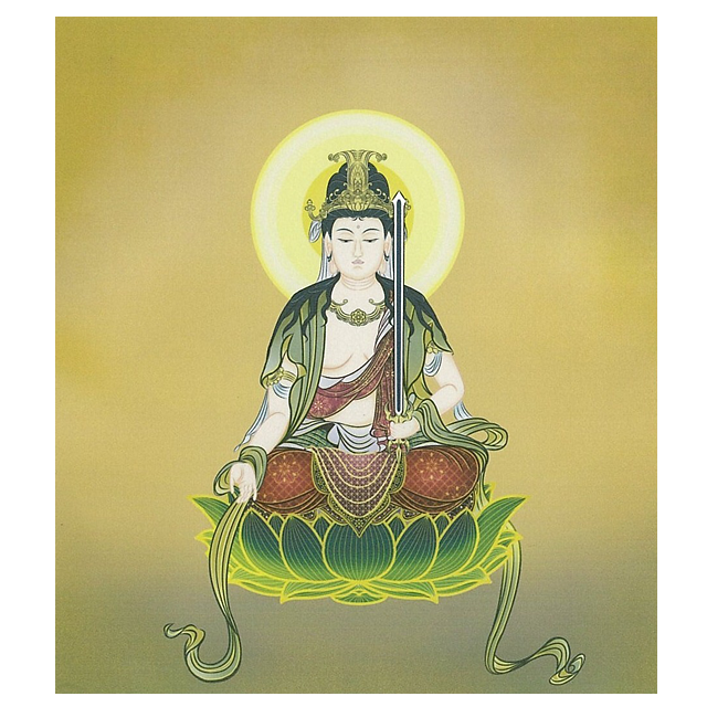 十二支の御守本尊 仏画「虚空蔵菩薩 丑年・寅年」