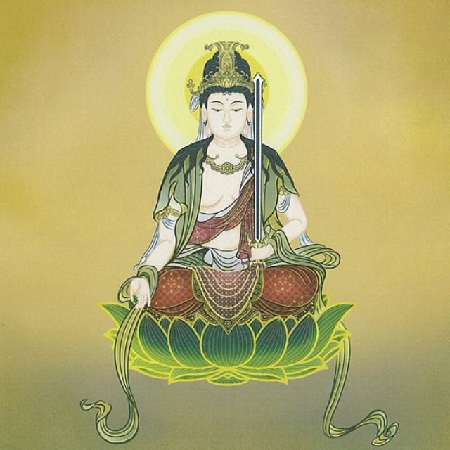 十二支の御守本尊 仏画「虚空蔵菩薩 丑年・寅年」