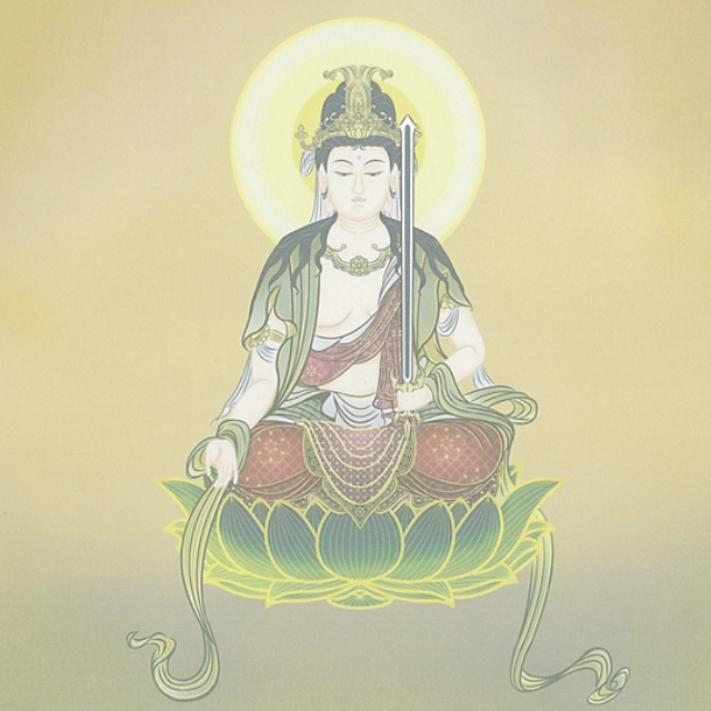 十二支の御守本尊 仏画「虚空蔵菩薩 丑年・寅年」
