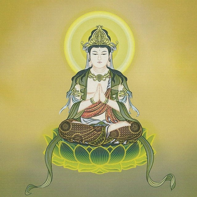 十二支の御守本尊 仏画「勢至菩薩 午年」