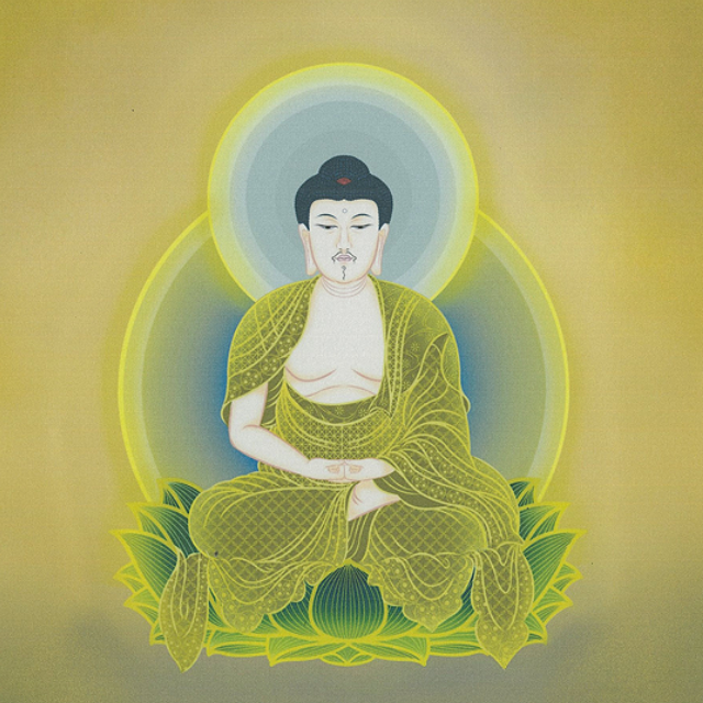 十二支の御守本尊 仏画「阿弥陀如来 戌年・亥年」