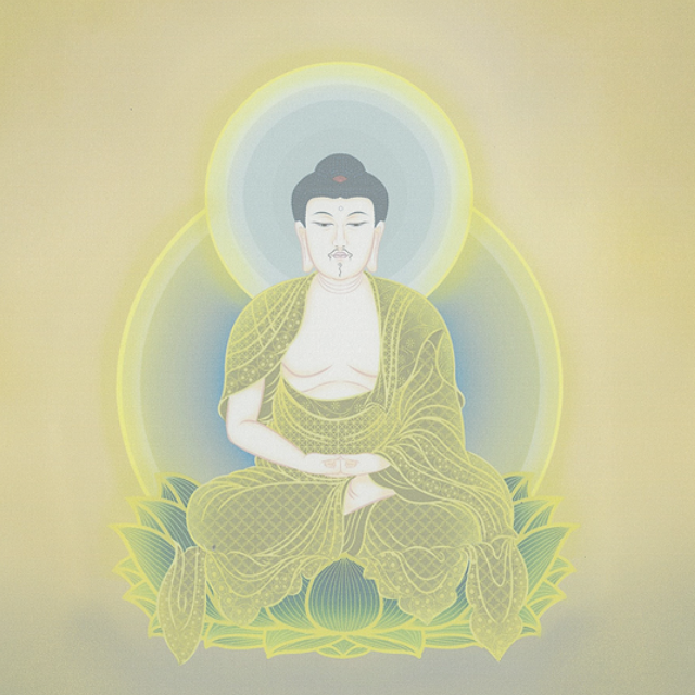 十二支の御守本尊 仏画「阿弥陀如来 戌年・亥年」