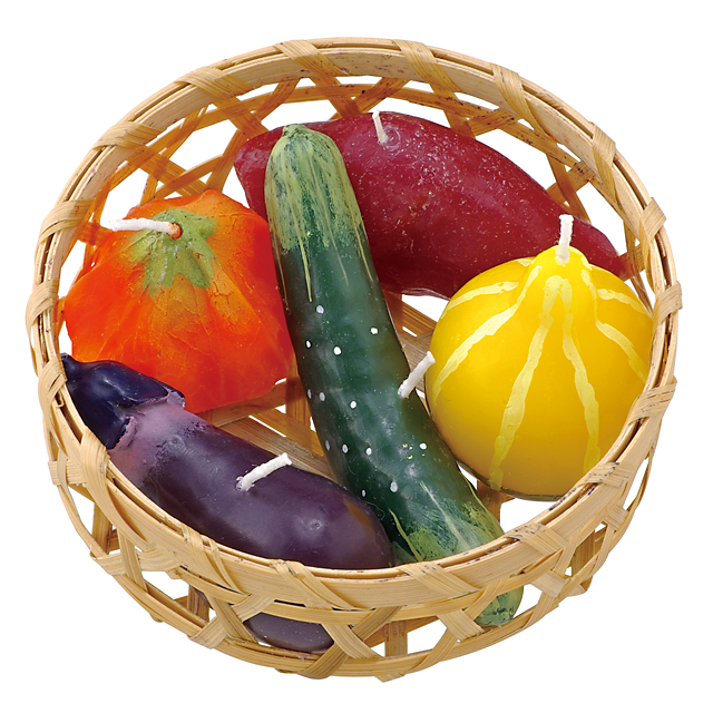 お供え野菜ローソク