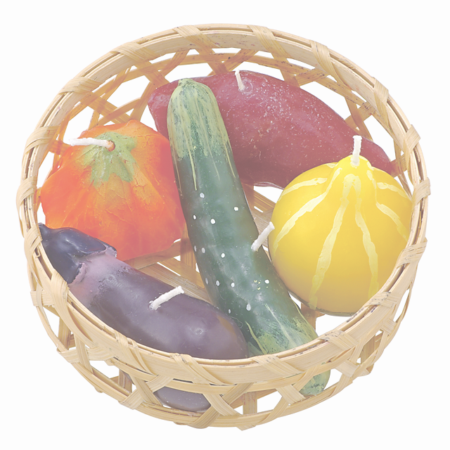 お供え野菜ローソク