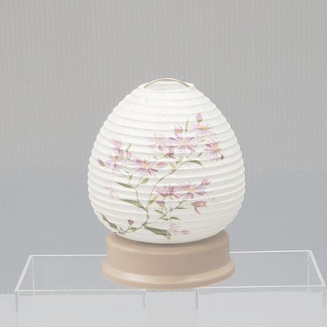 盆提灯 新盆用提灯 白紋天・桔梗セット